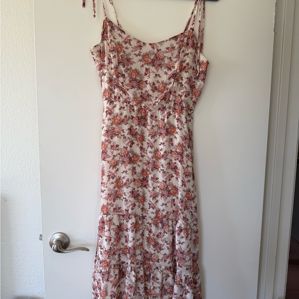 Floral Spaghetti Strap Dress